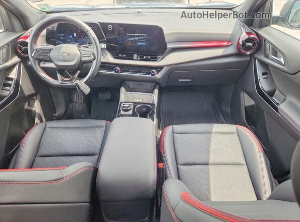 3GNAXLEG7TL117015 2026 CHEVROLET EQUINOX Blue Dashboard view