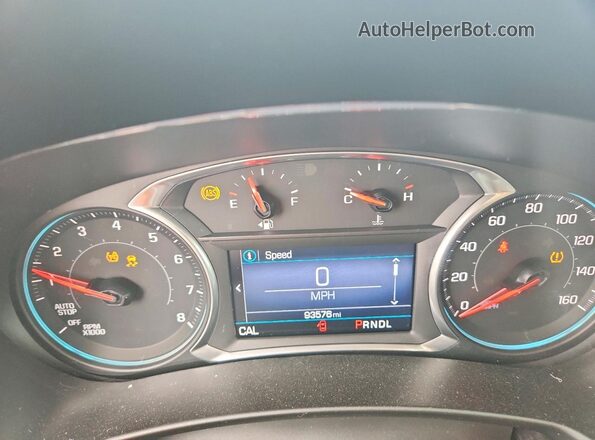 3GNAXLEX7LL171415 2020 CHEVROLET EQUINOX Black ხელსაწყოთა პანელის ხედი