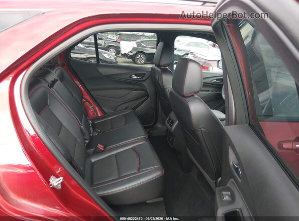 3GNAXMEG0PL137666 2023 CHEVROLET EQUINOX Red Widok naklejki z numerem VIN