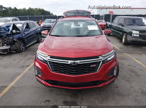 3GNAXMEG0PL137666 2023 CHEVROLET EQUINOX Red Widok zestawu wskaźników