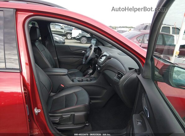 3GNAXMEG0PL137666 2023 CHEVROLET EQUINOX Red Widok wnętrza z przodu