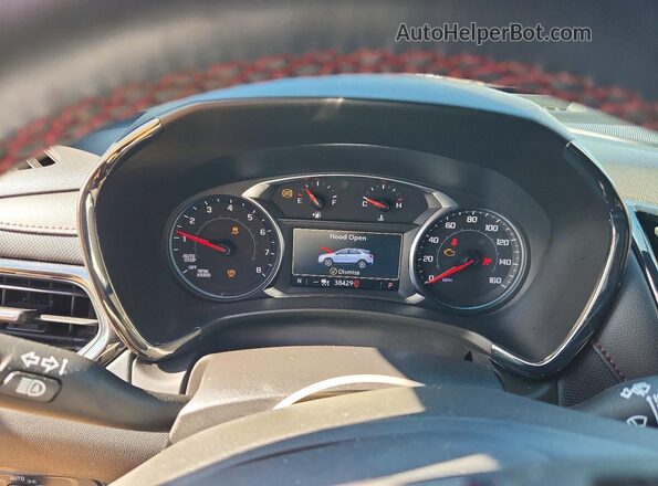 3GNAXMEG0PL254504 2023 CHEVROLET EQUINOX Серебряный Вид щитка приборов
