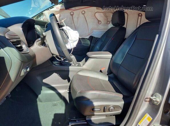3GNAXMEG0PL254504 2023 CHEVROLET EQUINOX Серебряный Вид салона спереди