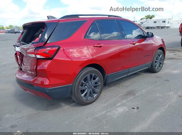3GNAXMEG1RL338835 2024 CHEVROLET EQUINOX Burgundy უკანა მარჯვენა
