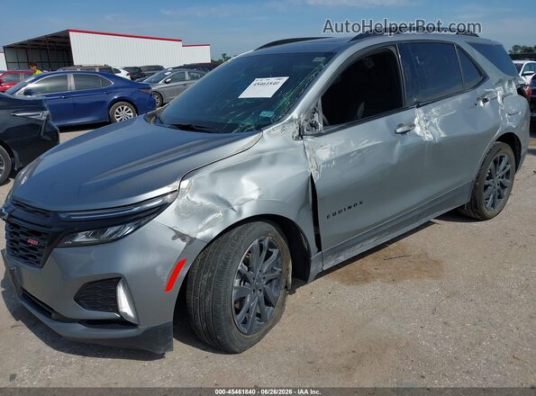 3GNAXMEG3RS203605 2024 CHEVROLET EQUINOX Silver Widok z przodu