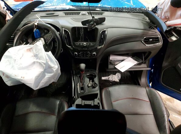 3GNAXMEG5RS127580 2024 CHEVROLET EQUINOX Blue Vista del salpicadero