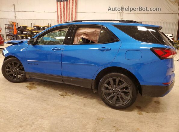 3GNAXMEG5RS127580 2024 CHEVROLET EQUINOX Blue Trasero izquierdo