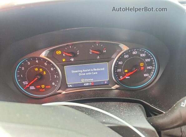 3GNAXMEG8PL240723 2023 CHEVROLET EQUINOX Белый Вид щитка приборов