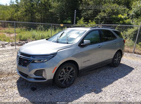 3GNAXMEGXPS162838 2023 CHEVROLET EQUINOX Silver Առջևի ձախ երեք քառորդ տեսարան