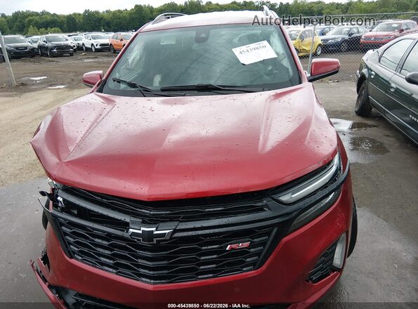 3GNAXMEGXRS105879 2024 CHEVROLET EQUINOX Red Widok zestawu wskaźników