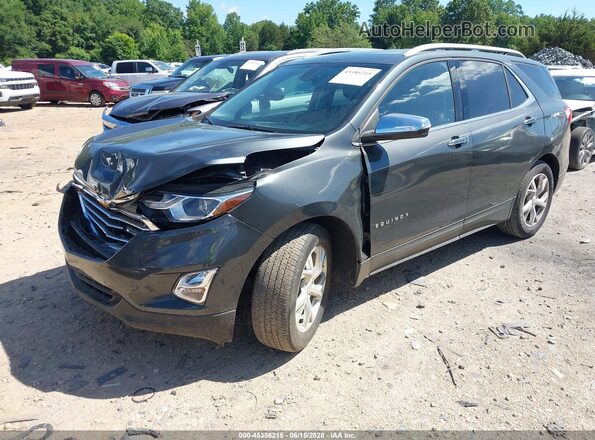 3GNAXMEV0JS645888 2018 CHEVROLET EQUINOX Gray Vista tres cuartos delantera izquierda