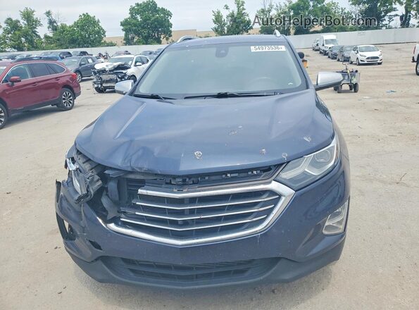 3GNAXMEV3JS548782 2018 CHEVROLET EQUINOX Blue Front view
