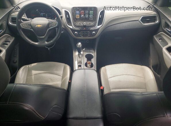 3GNAXMEV3JS548782 2018 CHEVROLET EQUINOX Blue Dashboard view