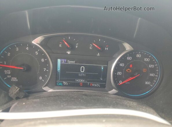 3GNAXMEV3JS548782 2018 CHEVROLET EQUINOX Blue Instrument cluster view