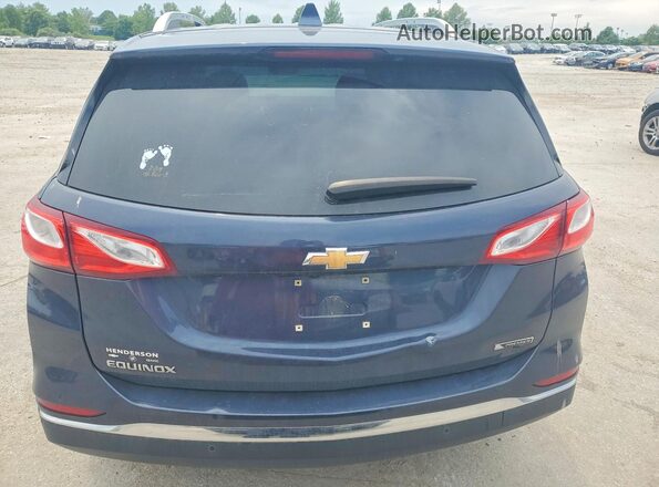3GNAXMEV3JS548782 2018 CHEVROLET EQUINOX Blue Rear view
