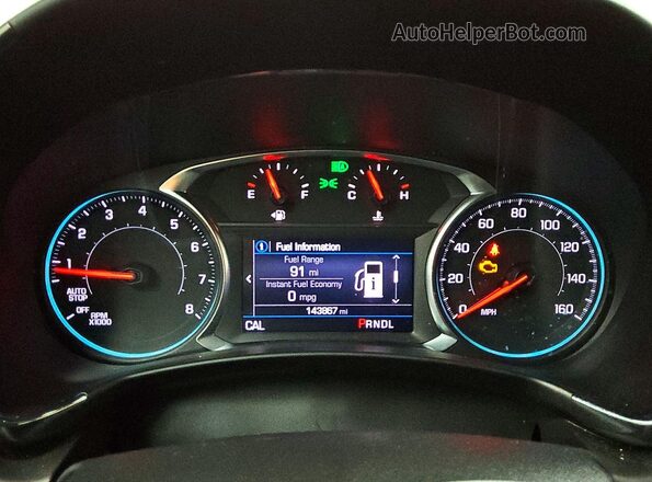 3GNAXMEV8NS200062 2022 CHEVROLET EQUINOX Синий Вид щитка приборов
