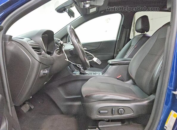 3GNAXMEV8NS200062 2022 CHEVROLET EQUINOX Синий Вид салона спереди