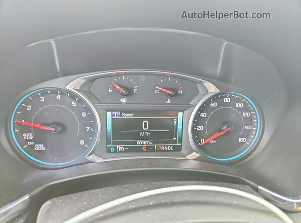 3GNAXMEV9JS554909 2018 CHEVROLET EQUINOX Silver Սարքավորումների վահանակի տեսք
