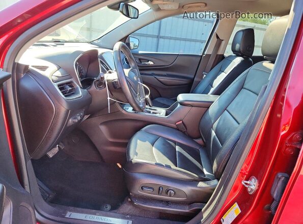 3GNAXNEX2JL352186 2018 CHEVROLET EQUINOX Red Widok wnętrza z przodu