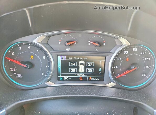 3GNAXNEX2JL352186 2018 CHEVROLET EQUINOX Red Widok zestawu wskaźników