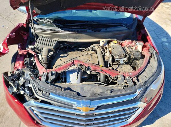 3GNAXNEX2JL352186 2018 CHEVROLET EQUINOX Red Widok komory silnika
