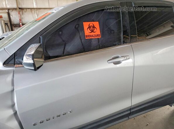 3GNAXNEX5JS568653 2018 CHEVROLET EQUINOX Silver Սալոնի դիմացի տեսք
