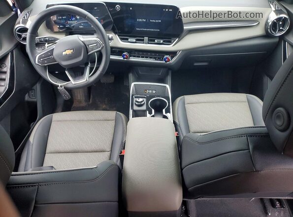 3GNAXPEG0TL192856 2026 CHEVROLET EQUINOX Blue Dashboard view
