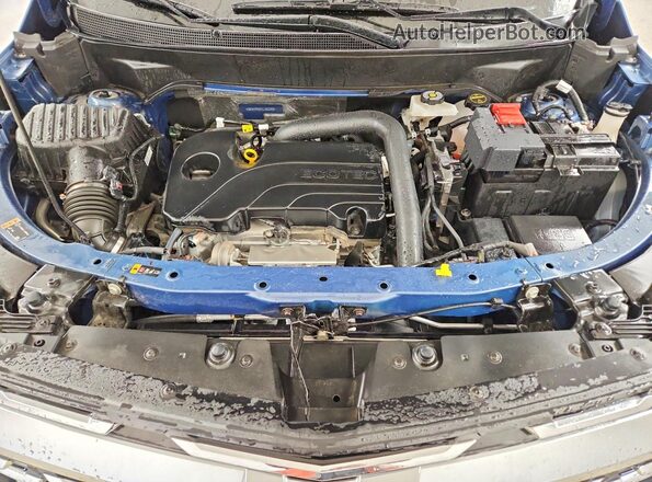 3GNAXPEG0TL252263 2026 CHEVROLET EQUINOX Blue Vista del compartimento del motor