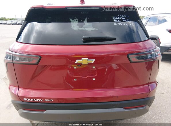 3GNAXPEG2SL201782 2025 CHEVROLET EQUINOX Red 