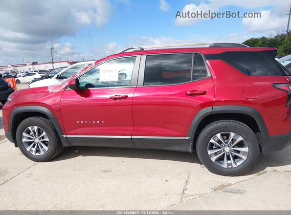 3GNAXPEG2SL201782 2025 CHEVROLET EQUINOX Red Սալոնի 360 աստիճան տեսք