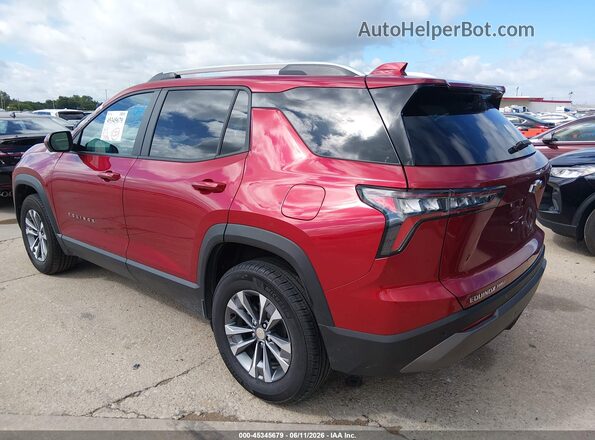 3GNAXPEG2SL201782 2025 CHEVROLET EQUINOX Red Հետևի ձախ