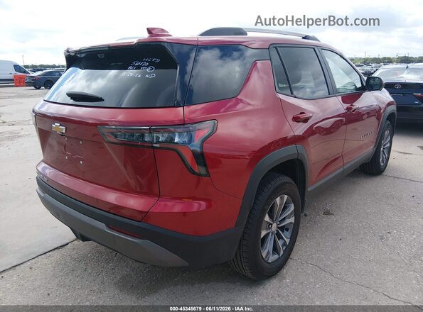 3GNAXPEG2SL201782 2025 CHEVROLET EQUINOX Red Հետևի աջ