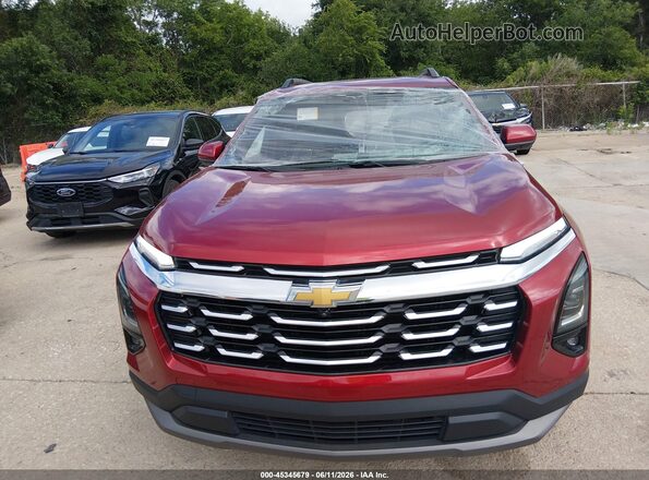 3GNAXPEG2SL201782 2025 CHEVROLET EQUINOX Red Սարքավորումների վահանակի տեսք