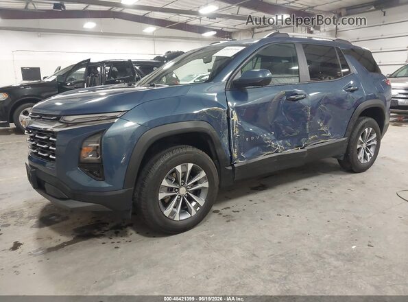 3GNAXPEG6SL126956 2025 CHEVROLET EQUINOX Blue Առջևի ձախ երեք քառորդ տեսարան