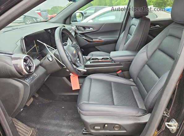3GNAXPEG6SL290563 2025 CHEVROLET EQUINOX Black Widok wnętrza z przodu