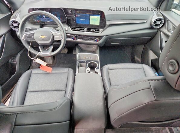 3GNAXPEG6SL290563 2025 CHEVROLET EQUINOX Black Widok deski rozdzielczej
