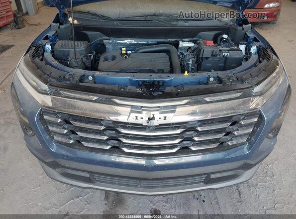 3GNAXPEG6SL317258 2025 CHEVROLET EQUINOX Blue Rear view