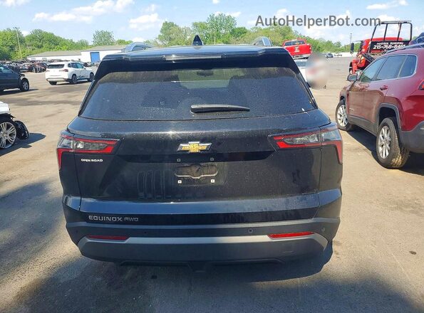 3GNAXPEG6SL325487 2025 CHEVROLET EQUINOX Black უკანა ხედი
