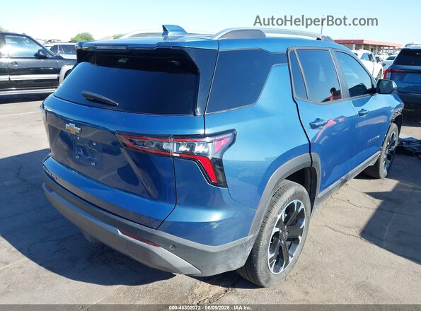 3GNAXPEG8SL264143 2025 CHEVROLET EQUINOX Blue Задня права чверть