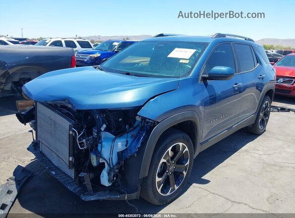 3GNAXPEG8SL264143 2025 CHEVROLET EQUINOX Blue Передня ліва чверть