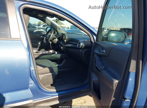 3GNAXPEG8SL264143 2025 CHEVROLET EQUINOX Blue Вид салону спереду