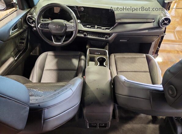 3GNAXPEG8SL286319 2025 CHEVROLET EQUINOX Черный Вид панели приборов