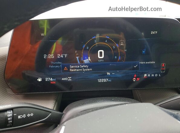 3GNAXPEG9SL161295 2025 CHEVROLET EQUINOX Black Вид щитка приладів