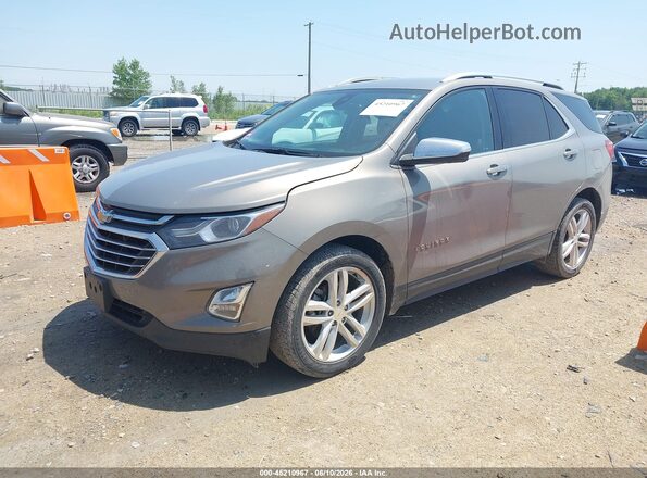 3GNAXPEX0KS565964 2019 CHEVROLET EQUINOX Серый Передняя левая четверть