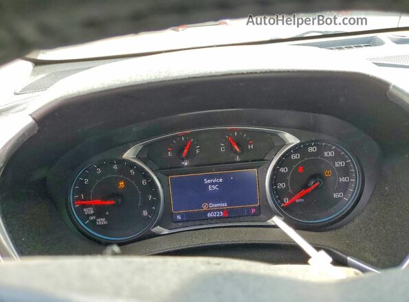3GNAXPEX8LS506257 2020 CHEVROLET EQUINOX Red Instrument cluster view