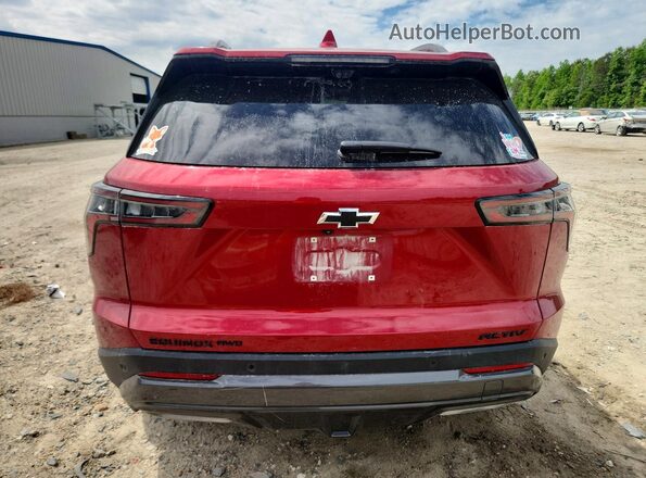 3GNAXSEG1SL314416 2025 CHEVROLET EQUINOX Red Rear view