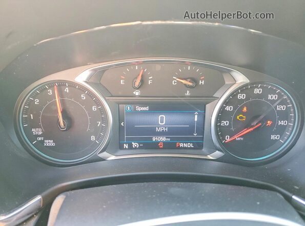 3GNAXSEG6PL163693 2023 CHEVROLET EQUINOX White Instrument cluster view