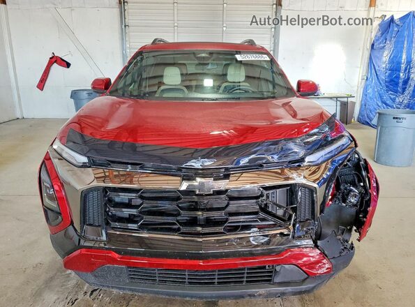 3GNAXSEGXSL228554 2025 CHEVROLET EQUINOX Бордовый Вид спереди