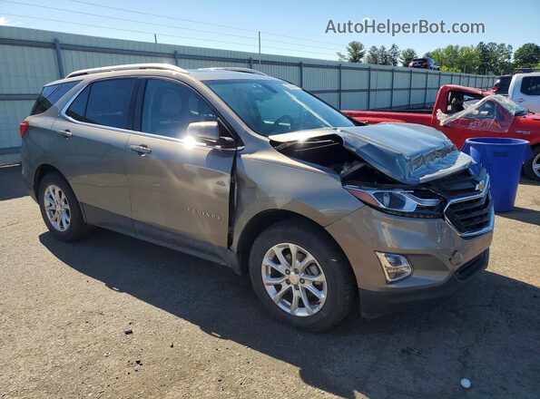 3GNAXSEV0JS593702 2018 CHEVROLET EQUINOX Gray Przód prawy