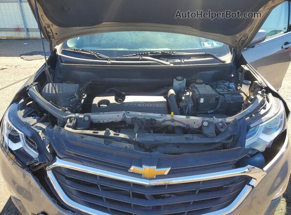 3GNAXSEV0JS593702 2018 CHEVROLET EQUINOX Gray Widok komory silnika